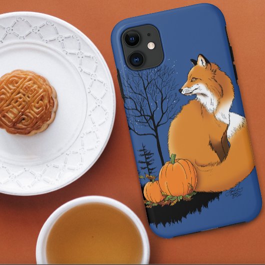 Coques Case-Mate iPhone Citrouilles de la forêt Red Fox