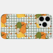 Coques Case-Mate iPhone Citrouilles de l'automne heureux (Verso (horizontal))