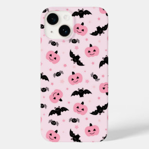Coque Pour iPhone 14 Citrouilles d'Halloween amusants et Motif de chauv