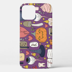 Case-Mate iPhone Case Citrouilles d'Halloween, motif sorcier sans coutur