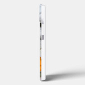 Coques Case-Mate iPhone Citrouilles fantômes avec un orange sournois (Verso / Gauche)