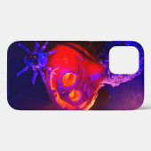 Coques Case-Mate iPhone Citrouilles Halloween néon (Verso (horizontal))