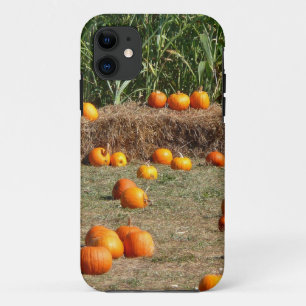 Coque Case-Mate Pour iPhone Citrouilles, maïs et foin Photographie de la récol