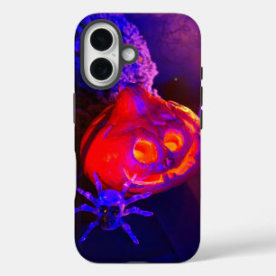 Coques iPhone 16 Citrouilles néon