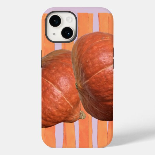 Coques Case-Mate iPhone Citrouilles Orange Automne (Verso)
