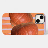Coques Case-Mate iPhone Citrouilles Orange Automne (Verso (horizontal))