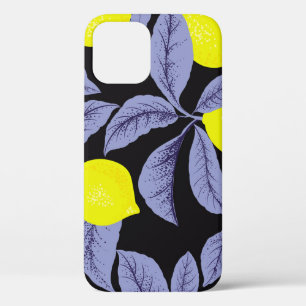Case-Mate iPhone Case Citrus de citron, design vintage botanique.
