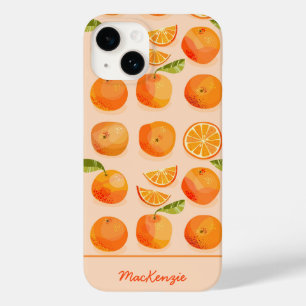Coque Pour iPhone 14 Citrus Orange personnalisé