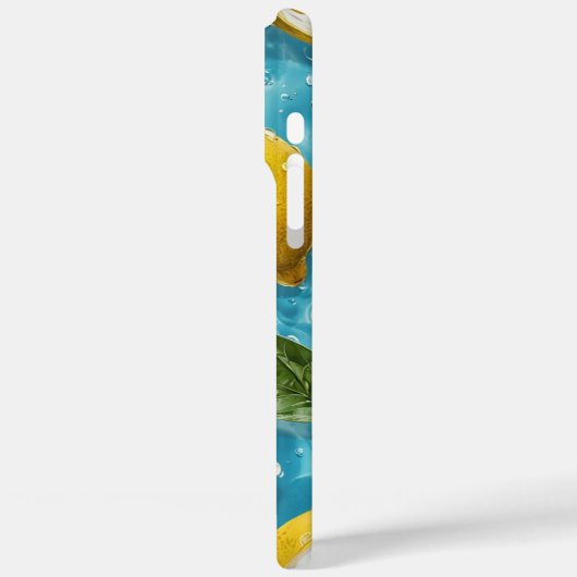 Coques Case-Mate iPhone Citrus Splash Lemon (Verso / Gauche)