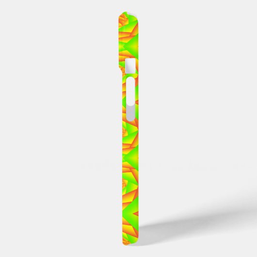 Coques Case-Mate iPhone Citrus vert orange jaune ombre abstrait Conception (Verso / Gauche)