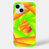 Coques Case-Mate iPhone Citrus vert orange jaune ombre abstrait Conception (Verso)