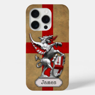 Coque iPhone 15 Pro City of London Dragon Personnalisable