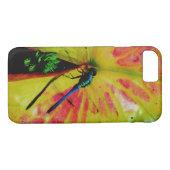 Coques Case-Mate iPhone Clair Rainbow Dragonfly rose lilypad (Dos (Horizontal))