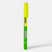 Coques Case-Mate iPhone Clair vert orange jaune bleu clair boucle (Verso / Droite)