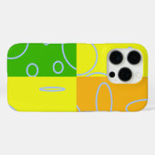 Coques Case-Mate iPhone Clair vert orange jaune bleu clair boucle (Verso (horizontal))