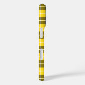 Coques Case-Mate iPhone Clan Barclay Tartan Jaune et noir Plaid (Verso / Droite)
