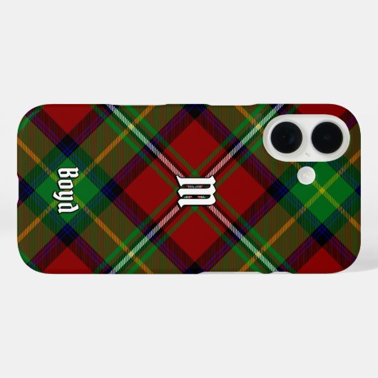 Coques Case-Mate iPhone Clan Boyd Tartan (Verso (horizontal))