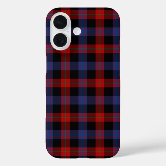 Coques Case-Mate iPhone Clan Brown Tartan Royal Bleu et rouge Plaid (Verso)