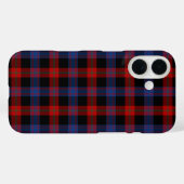 Coques Case-Mate iPhone Clan Brown Tartan Royal Bleu et rouge Plaid (Verso (horizontal))