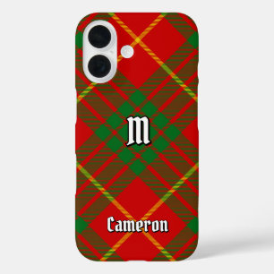 Coques iPhone 16 Clan Cameron Tartan