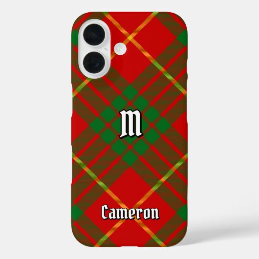 Coques Case-Mate iPhone Clan Cameron Tartan (Verso)
