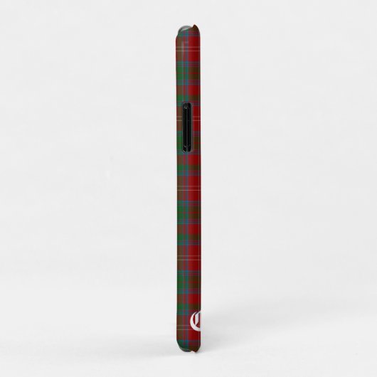 Coques Case-Mate iPhone Clan Chisholm Crest Badge & Tartan (Dos/Droite)