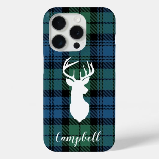 Coques Case-Mate iPhone Clan de Noël plaid Campbell Tartan (Verso)