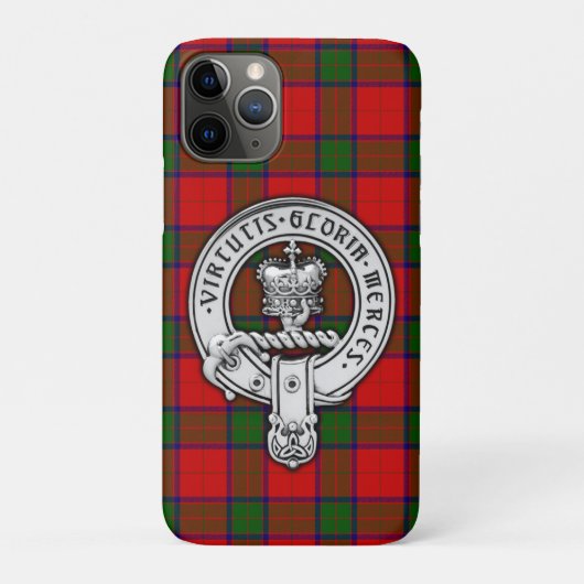 Coques Case-Mate iPhone Clan Donnachaidh (Robertson) Crest & Tartan (Dos)