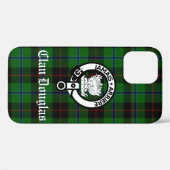 Coques Case-Mate iPhone Clan Douglas Crest Badge & Tartan (Verso (horizontal))