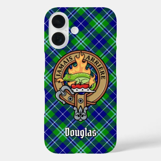 Coques Case-Mate iPhone Clan Douglas Crest sur Tartan (Verso)