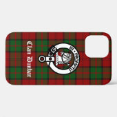 Coques Case-Mate iPhone Clan Dunbar Tartan & Crest Badge (Verso (horizontal))