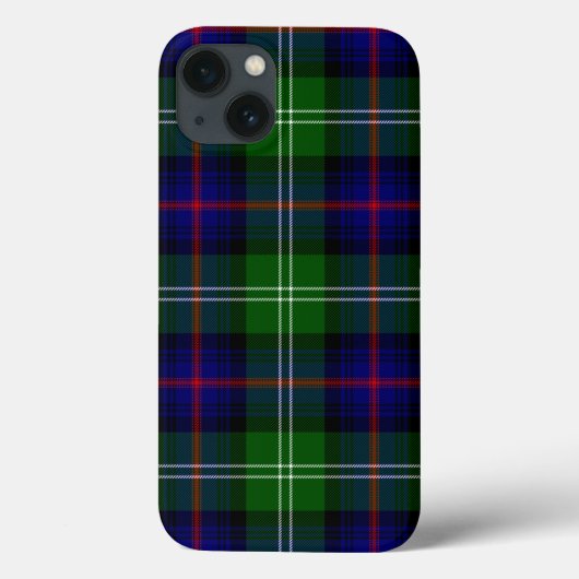 Coques Case-Mate iPhone Clan écossais bleu et vert Sutherland Tartan (Verso)