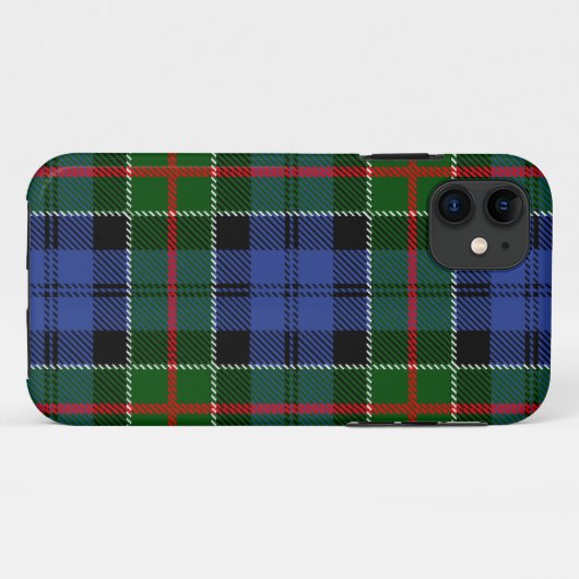 Coques Case-Mate iPhone Clan écossais Colquhoun Tartan Plaid (Dos (Horizontal))