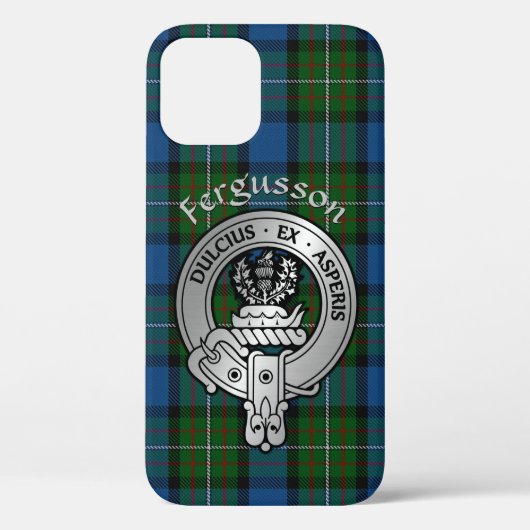 Coques Case-Mate iPhone Clan Fergusson Crest & Atholl Tartan (Verso)