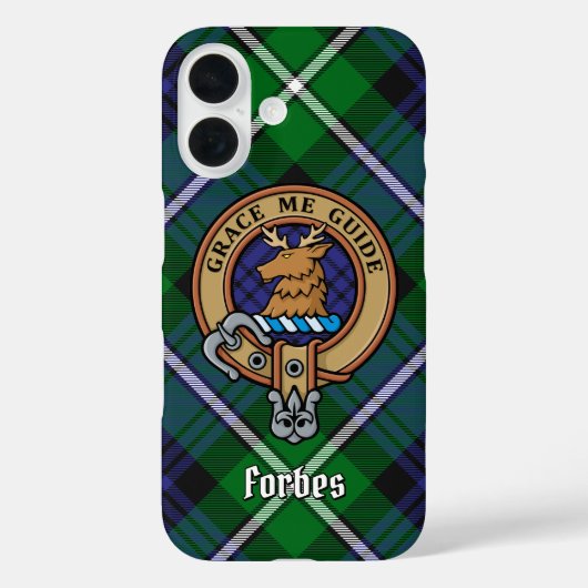 Coques Case-Mate iPhone Clan Forbes Crest sur Tartan (Verso)