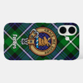 Coques Case-Mate iPhone Clan Forbes Crest sur Tartan (Verso (horizontal))