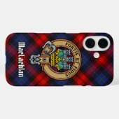 Coques Case-Mate iPhone Clan MacLachlan Crest sur Tartan (Verso (horizontal))