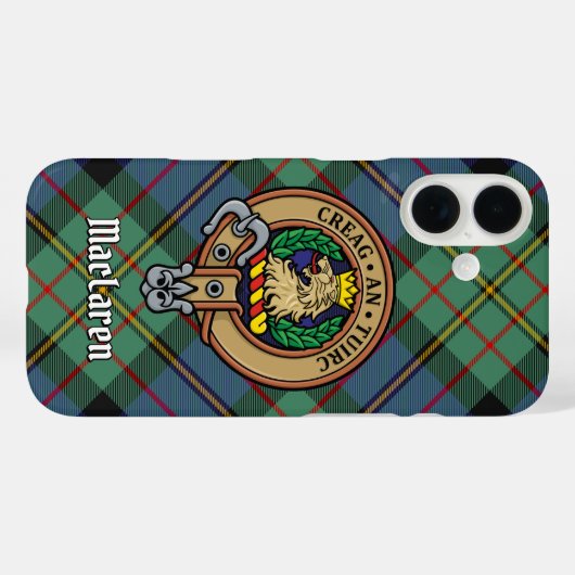 Coques Case-Mate iPhone Clan MacLaren Crest (Verso (horizontal))