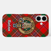 Coques Case-Mate iPhone Clan MacLean Crest sur Tartan (Verso (horizontal))