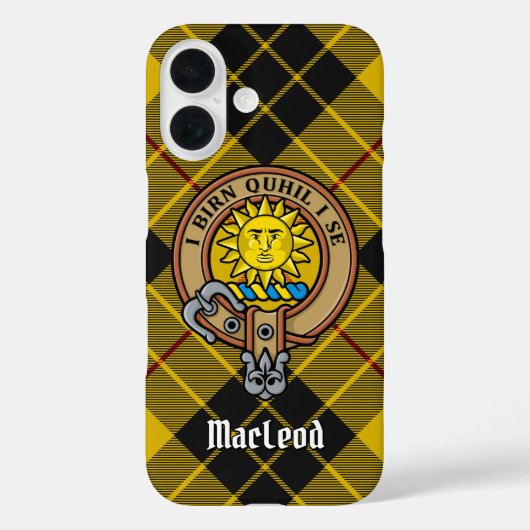 Coques Case-Mate iPhone Clan MacLeod de Lewis Crest (Verso)