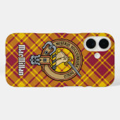 Coques Case-Mate iPhone Clan MacMillan Crest sur le tatan de robe (Verso (horizontal))