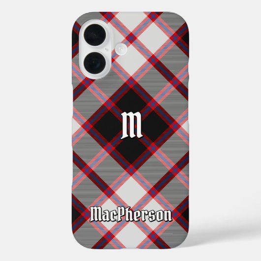 Coques Case-Mate iPhone Clan MacPherson Chasse Tartan (Verso)
