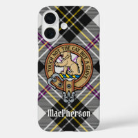 Clan MacPherson Crest sur le tatan de robe