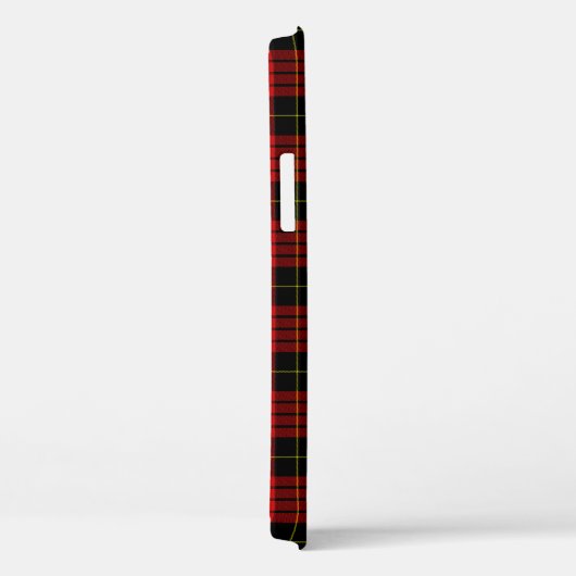 Coques Case-Mate iPhone Clan MacQueen Crest Badge & Tartan (Verso / Droite)