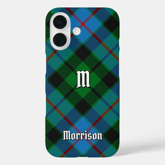 Coques Case-Mate iPhone Clan Morrison Chasse Tartan Coque-coque iphone Mat (Verso)