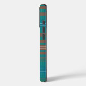Coques Case-Mate iPhone Clan Plaid Wilson Turquoise Rustique Tartan (Verso / Gauche)