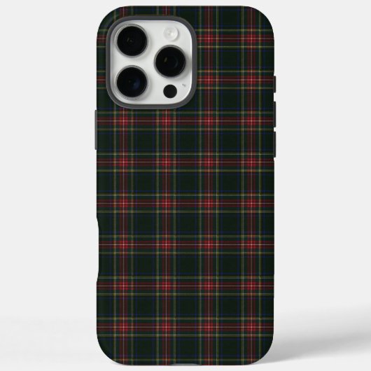 Coques Case-Mate iPhone Clan Stewart Black Tartan (Verso)