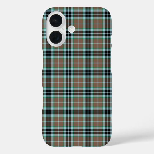 Coques Case-Mate iPhone Clan Thompson Scottish Chasse Tartan Tan Plaid (Verso)