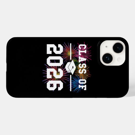 Coques Case-Mate iPhone Class Of 2026 Senior Year (Verso (horizontal))