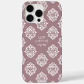 Coques Case-Mate iPhone Classé Damask Regency Mountbatten rose (Verso)
